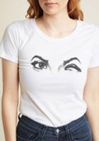 Modcloth Wink Long And Hard Graphic T-shirt In L