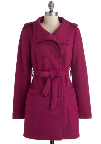 Raspberry Parade Coat