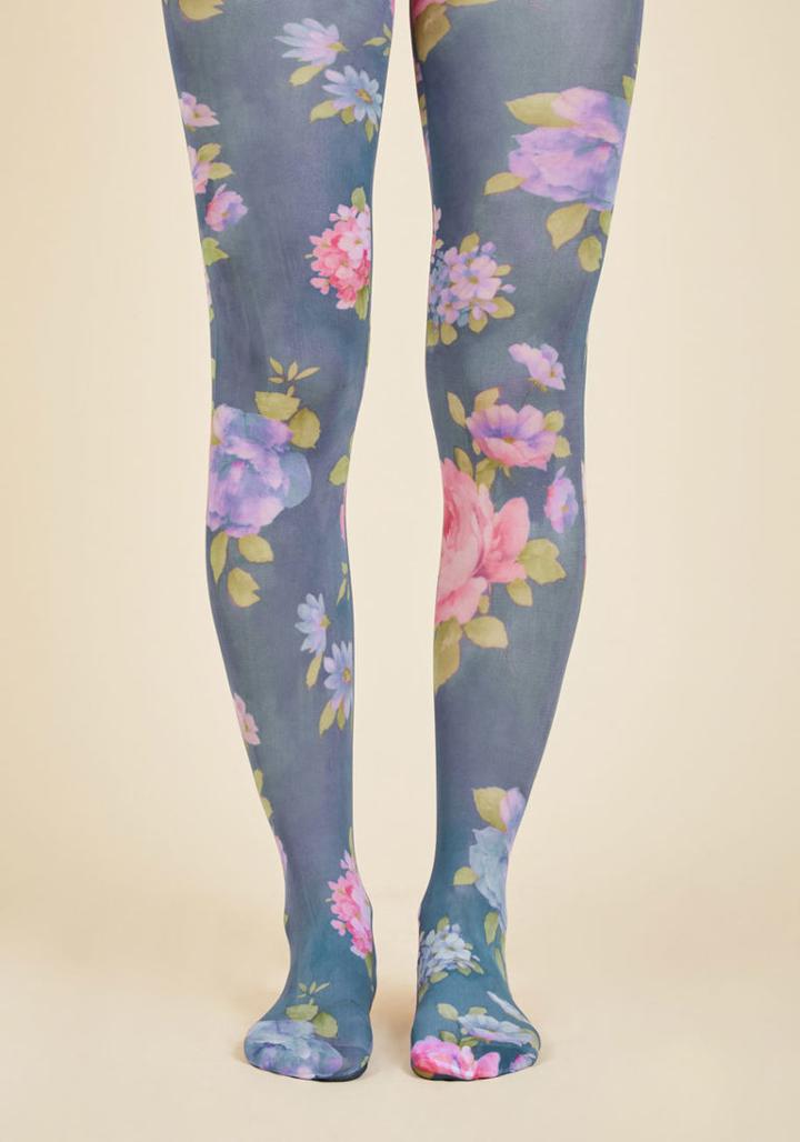 Modcloth Pose In Petals Tights