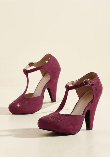  The Zest Is History Heel In Burgundy In 11