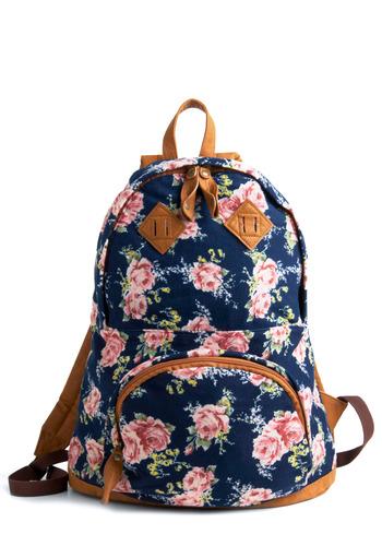 Biking Beauty Backpack In Rosy