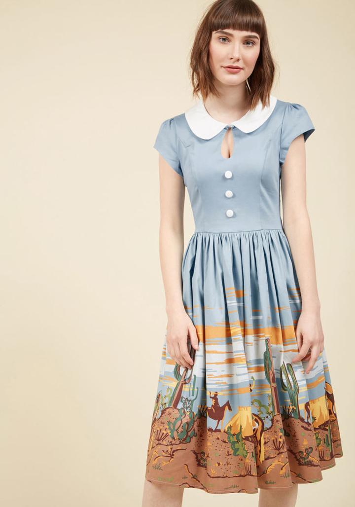  Hard At Quirk A-line Dress In Xl