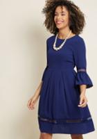 Modcloth Miles Of Marvelous A-line Dress In Xs