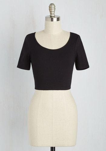  On Crop Of The World Cotton Top In Black In 2x