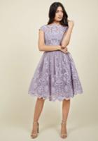  Exquisite Elegance Lace Dress In Lavender In 6