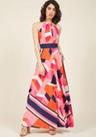  Shape, Color, And Architecture Maxi Dress In 8