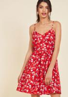 Retrolicious What The Heart Flaunts Mini A-line Dress In Love In M