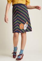 Modcloth Sweater Knit Midi Skirt In Squirrel In 1x