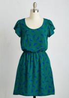 Peachlovecream Dino My Gosh Dress In Pine