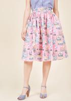 Modcloth Fave Of The Flock Midi Skirt In 2x