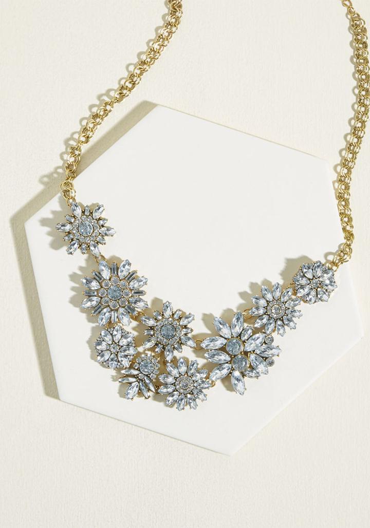 Modcloth Artful Sparkle Statement Necklace