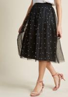 Louche Louche Tulle Skirt With Pearl-inspired Beads In 16 (uk)