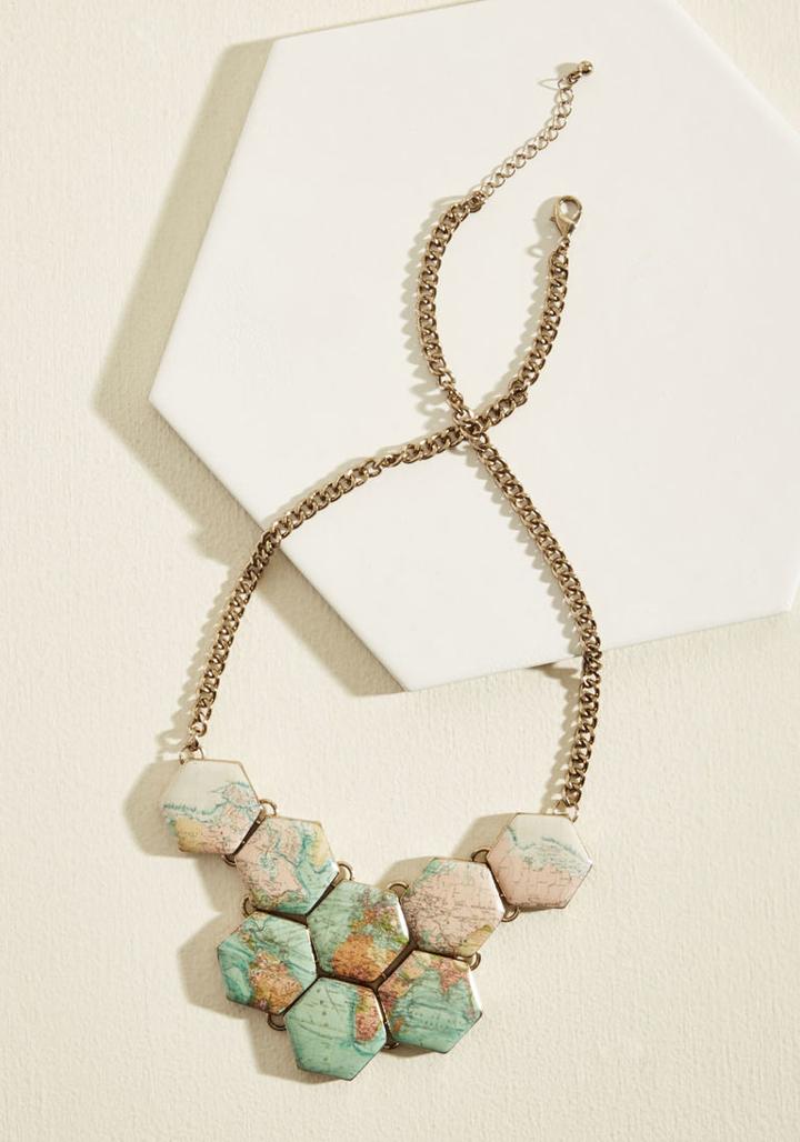 Modcloth No Place Like Roam Necklace