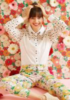  Bliss In Bloom Button-up Top In Xxs