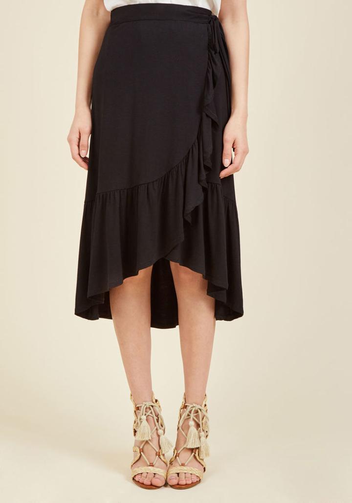 Modcloth Freely Fabulous Wrap Skirt In 2x
