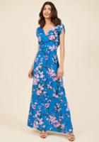  Feeling Serene Maxi Dress In Cherry Blossoms In Xs