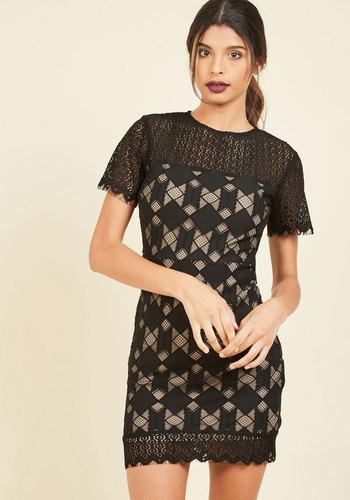  At Any Date Lace Dress In S