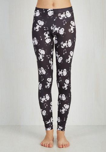 Mightyfinepubliclibrary Hang On Snoopy Leggings
