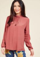 Modcloth Exemplary Ensemble Long Sleeve Top