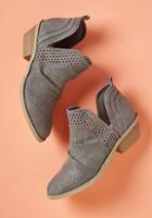 Modcloth Sass Comes Standard Cutout Bootie In 9