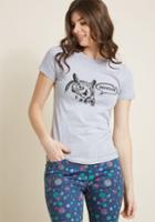 Modcloth Night Revision Graphic Tee In M