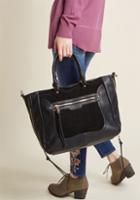 Modcloth Tasks All Over Town Bag In Black