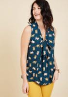  Miami Moments Sleeveless Top In Tabbies In 1x