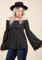  Flirt And Foremost Long Sleeve Top In S