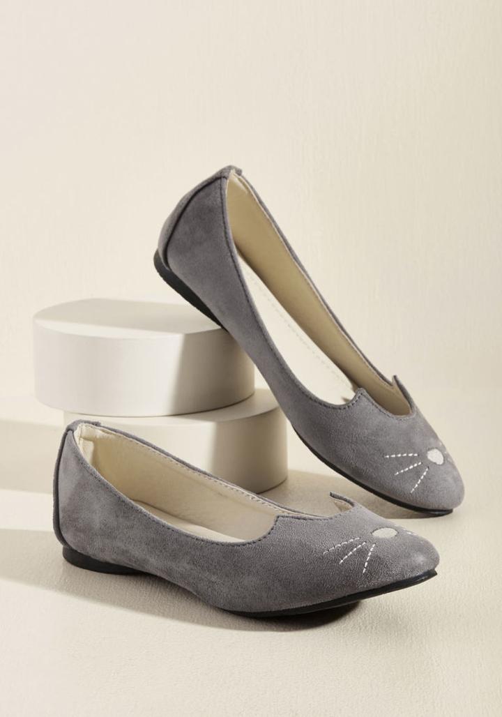 Tuk Mew And Me Forever Flat In Grey In 8