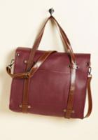 Modcloth Camp Director Tote In Mahogany