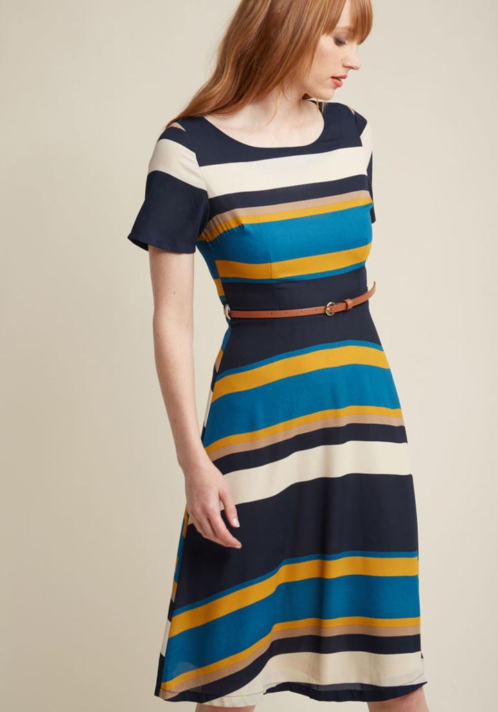 Sugarhillboutique Sugarhill Boutique Ennoble The Everyday A-line Dress In 16 (uk)