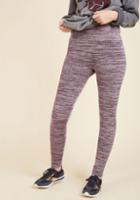 Modcloth Heed Your Warming Fleece-lined Leggings In Lilac In S/m