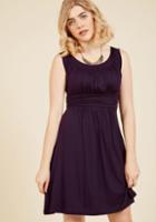 Modcloth I Love Your Jersey Dress In Plum
