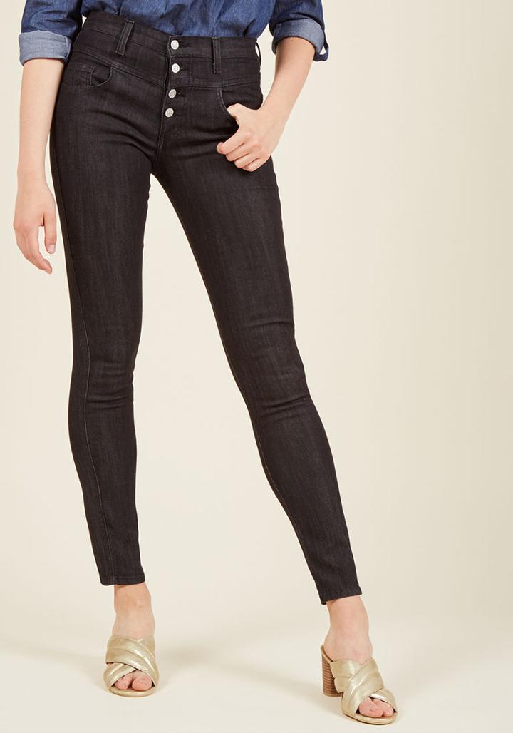Modcloth Karaoke Songstress Jeans In Black In 3