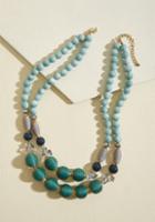 Modcloth Just What I Beaded Necklace In Cool