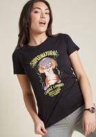 Modcloth Paranormal Circumstances Graphic Tee In L