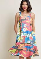 Modcloth Make Your Statement A-line Dress In 1x