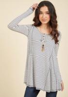  At It Again Tunic In White In 1x