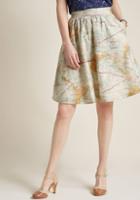 Modcloth For The Mercator Good Midi Skirt In 4x
