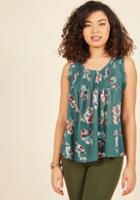  Carefree Coach Sleeveless Top In Pine In 4x