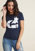 Modcloth Cosmic Critter Graphic Tee In M