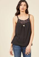  Boutique Hopping Sleeveless Top In Noir In S