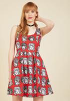 Modcloth I'm Wiggin' Out! A-line Dress
