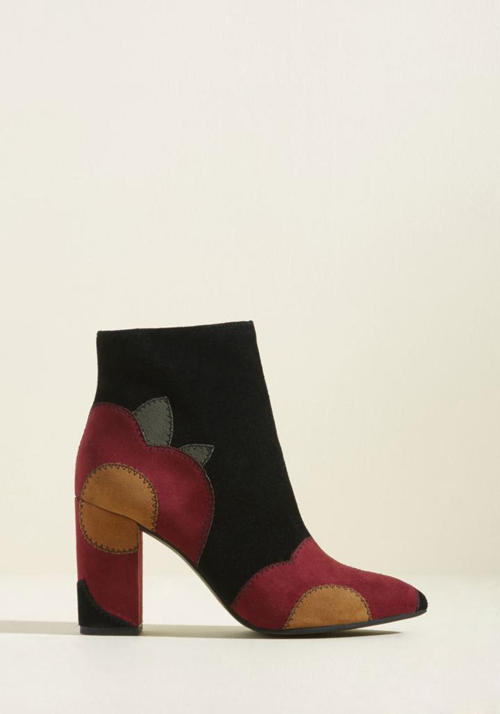 Seychelles Matinee Suede Block Heel Bootie In 6
