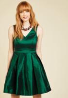  My Gift To You Fit And Flare Dress In Emerald In 4