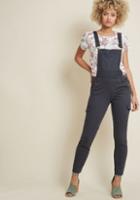 Modcloth Offbeat Beauty Skinny Overalls In 1x