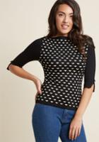 Banned Banned Up To Parisienne Sweater In Black Hearts In S
