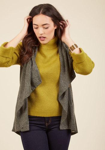 Linger For The Afternoon Vest In Olive In S