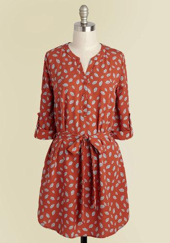  Day For Night Tunic In Persimmon Feathers In Xs