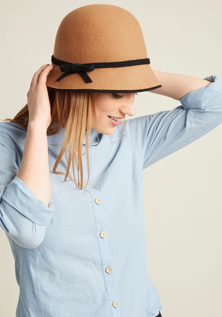 Modcloth Gotta Be Cloche To You Hat